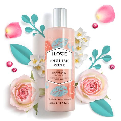 rose scented body wash